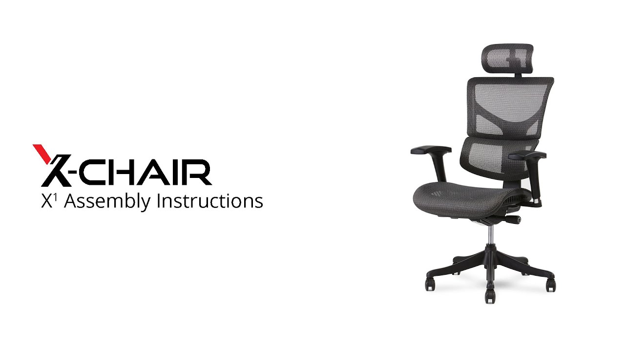 XChair X1 Assembly Instructions YouTube