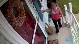 Blink Customer Catches Package Thief