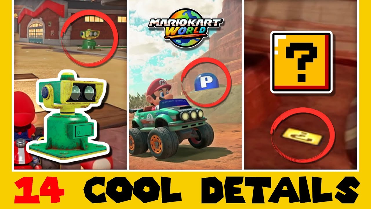 14 Cool Things You Might Have Missed in Mario Kart World