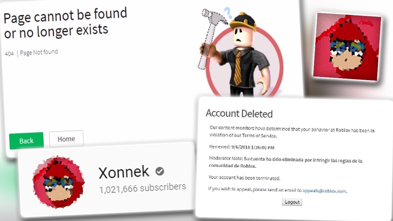 Roblox TERMINATED Xonnek 