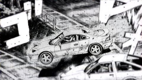 Initial Unity Toyota MR2 SW20 Irohazaka Downhill Gold