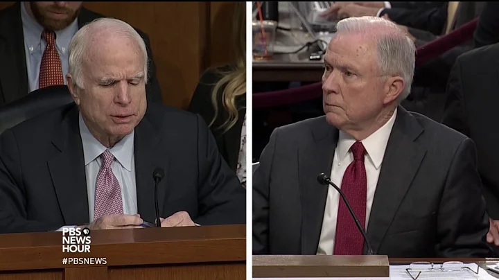 McCain to Sessions: 'I don't recall you' showing i...