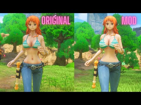 One Piece Odyssey - Nami improved body and Jiggle Physics (MOD)