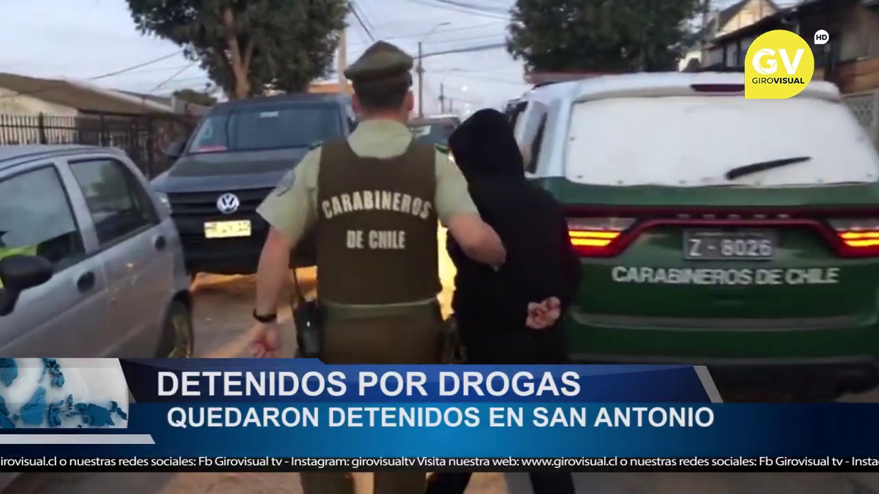 DETENIDOS POR DROGAS EN LA COMUNA DE SAN ANTONIO YouTube
