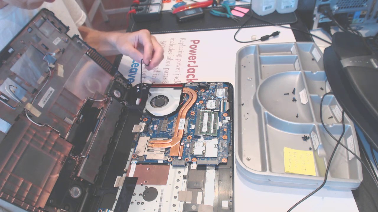 Asus GL551J Republic of Games Laptop repair fix power jack