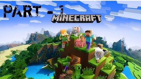 MINECRAFT PART 1 MAKE A HOUSE TOOL CRAFTING TABLE AND ETC #MILITARY #BASE