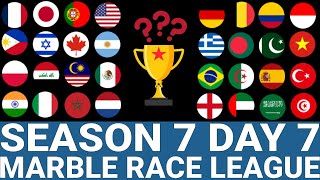Marble Race League Season 7 DAY 7 Marble Race in Algodoo