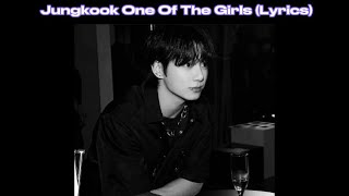 Jungkook Ai Cover - One Of The Girls (Lyrics) Resimi