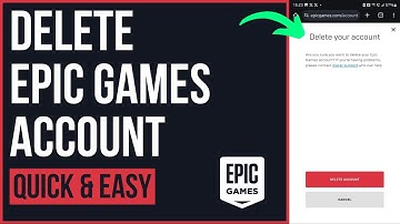 How to Delete Epic Games Account! - 2024 Full Guide