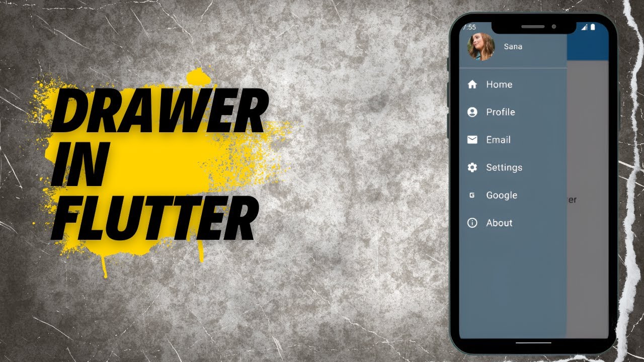 How to Create Drawer in Flutter📱 | Flutter Sidebar #viralvideo #video # ...