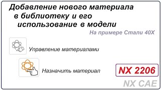 Добавление Нового Материала В Библиотеку И Его Использование В Модели