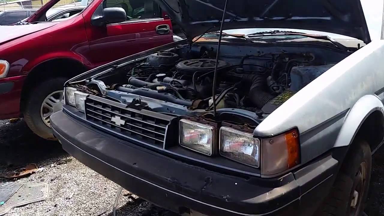 junkyard find 1988 chevy nova