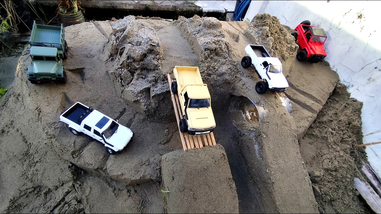 RC Cars Extreme terrain challenges – Only the most powerful vehicles can overcome them