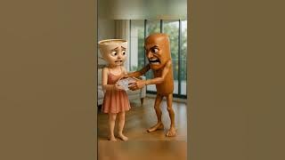 Ballerina Cappuccina's love for TungTungTung sahur😭 #tungtungtungsahur #shorts