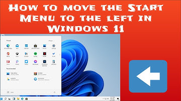How to move the Start Menu to the left in Windows 11