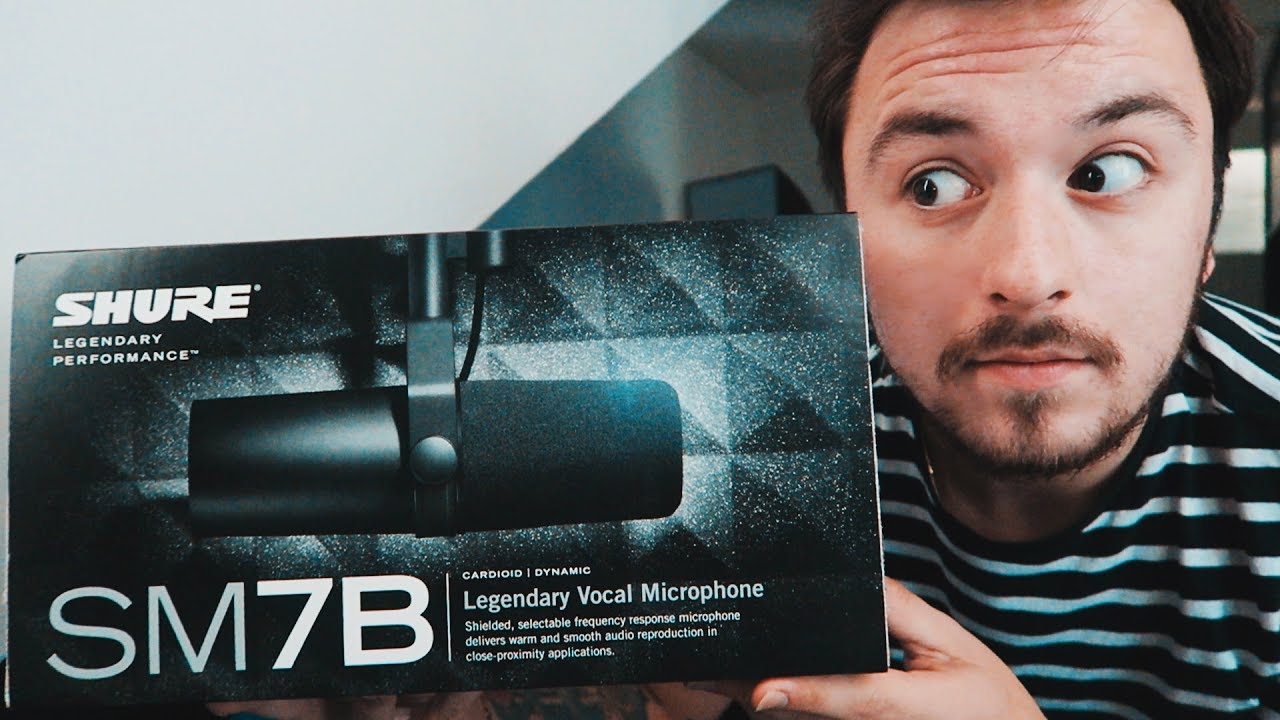 Shure Sm7b Microphone Unboxing Setup Youtube