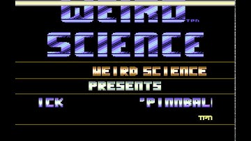 Weird Science Intro - Commodore 64 - C64 - Advanced Pinball Simulator - Cracktro (PAL)