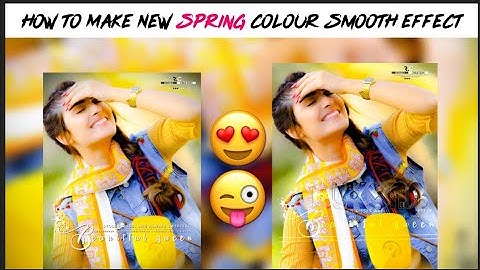 New Spring Smooth Colour Effect With Photoshop And Toolwhiz By Romeo