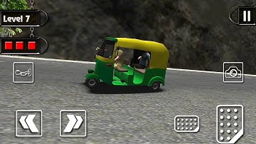 Tuk Tuk Auto Rickshaw Hill Climbing 3D Game || Tuk Tuk Auto Rickshaw Game - racing games