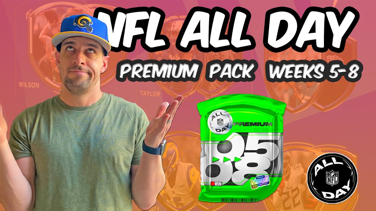 NFL ALL DAY - Premium: Series 2, Weeks 5-8 NFT Pack Reveal!