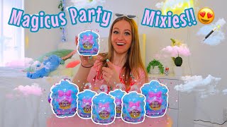 ASMR UNBOXING THE *NEW* MAGIC MIXIES MAGICUS PARTY MYSTERY CAULDRONS!!(RAINBOW WATER REVEAL!)