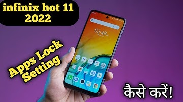 How To Set Apps Lock in Infinix hot 11 2022,Infinix hot 11 Apps Lock Setting,Apps Lock in Infinix