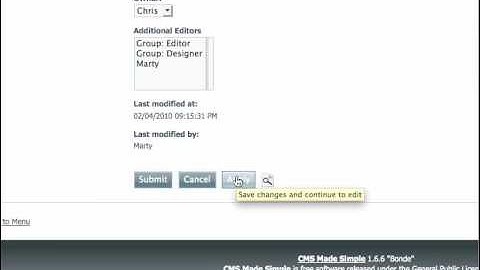 CMS Made Simple - How to Update your Website