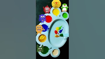 Guess the mixed colors of Squid Game 2 （Part 12） #squidgame2 #squidgame #colormixing #satisfying