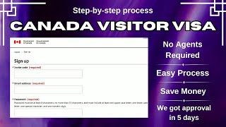 Canada Visitor Visa Form Filling 2023 | New IRCC Portal | Quick Results | Canada Tourist Visa Form