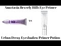 Anastasia Beverly Hills Eye Primer vs Urban Decay Eyeshadow Primer Potion