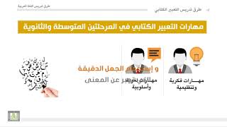 طرق تدريس اللغة العربية   الوحدة 7   مهارات تعليم التعبير الكتابي