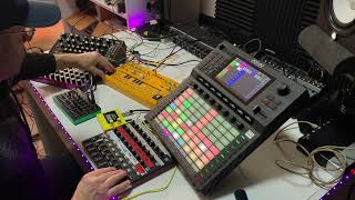 TECHNO LIVE JAM (AKAI FORCE-DFAM-EDGE-TD3-S1-LEMONDROP) Alex Fain