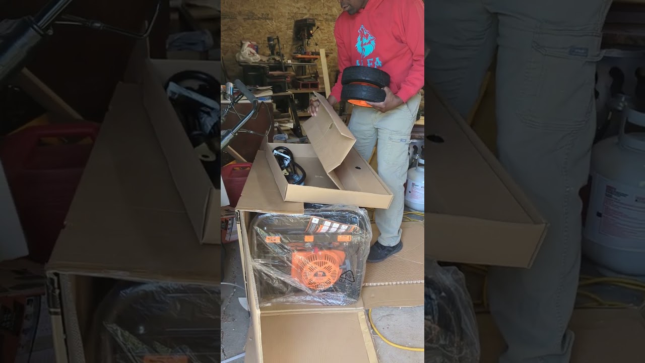 Unboxing of the Wen 11000 watt generator