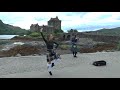 Fanny Aubret Highland Fling at Eilean Donan Castle