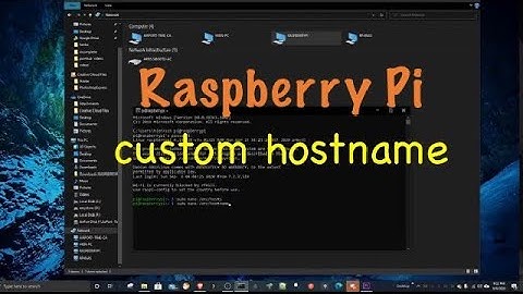 Raspberry Pi tutorial: custom hostname