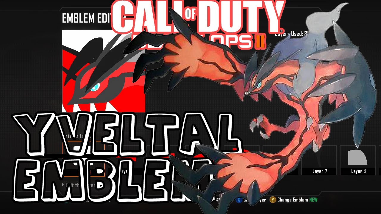 ADVANCED WARFARE Yveltal Emblem Pokemon X and Y || Tutorial