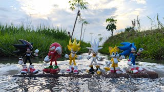 Sonic Hunter Sonic Hedgehog Knuckles Tails Super Sonic Sonic Shadow Metal Sonic Amy