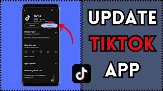 UPDATE TIKTOK APP | How to Update the TikTok App on an Android Phone (2024)