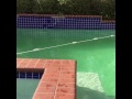 Steaming water in the summer! Love this color (sodium bromide) breakingbadpools Houston