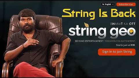 STRING GEO | Bharat ka OTT | String is Back | StringViond | india | Bjp | Modi | Hindu