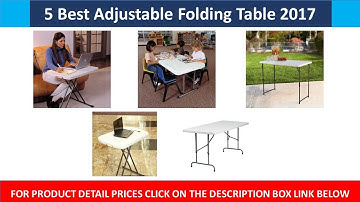 5 Best Lifetime Adjustable Folding Table 2021 - small folding table