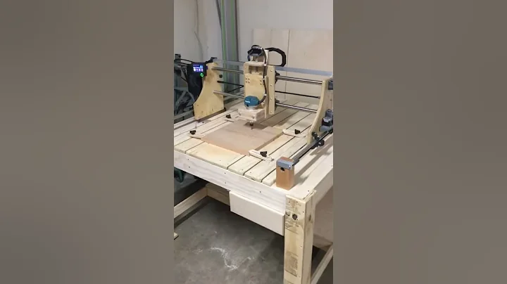 My latest DIY CNC router doing its job
