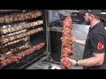 Germany Street Food. Huge Pork Legs Skewers, Ribs and More. Italy Street Food Festival