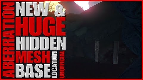 ARK NEW !! HUGE hidden base location on ABERRATION !! (MESH)