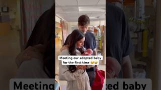 Meeting our adopted baby for the first time 😭💕 #adoption #baby #family #christian
