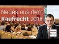 Von Parkettstäben, Spülmaschinen und Bodenfliesen – Kaufrecht  2018 | 1. Bucerius Law School Forum