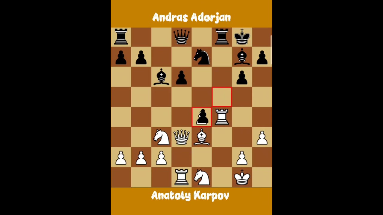 Anatoly Karpov vs Andras Adorjan ◉ Las Palmas Chess Tournament 1977 | A Silent Masterpiece