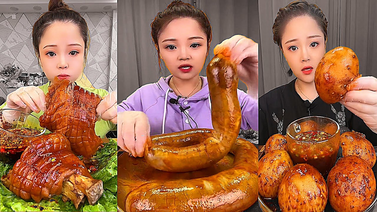 Real Mukbang :) spicy Pork Bellly Soothing Sounds While Enjoying Delicious 먹방 모음이 팅쇼 리얼 사운드 #677