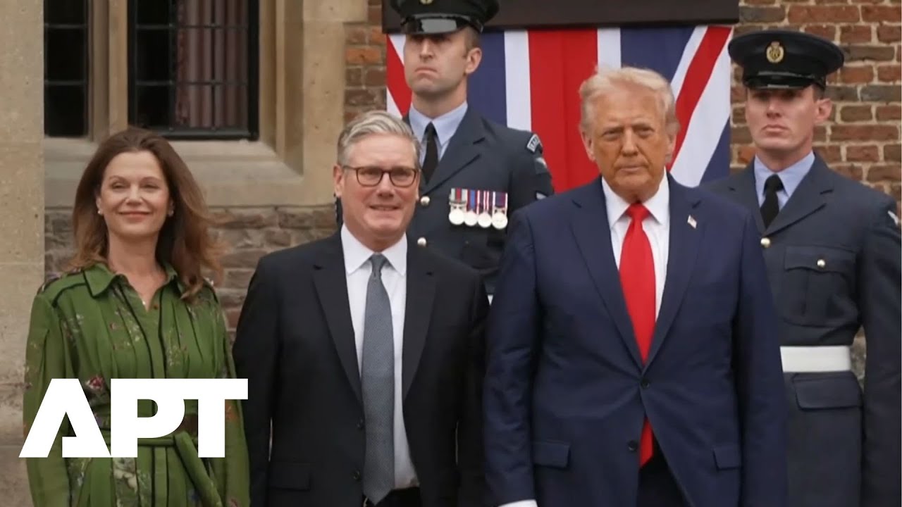 WATCH: Trump Arrives at Chequers, Greeted by UK PM Keir Starmer | APT
