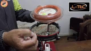 Como encordar  una raqueta con la máquina Bartom 2020 portátil